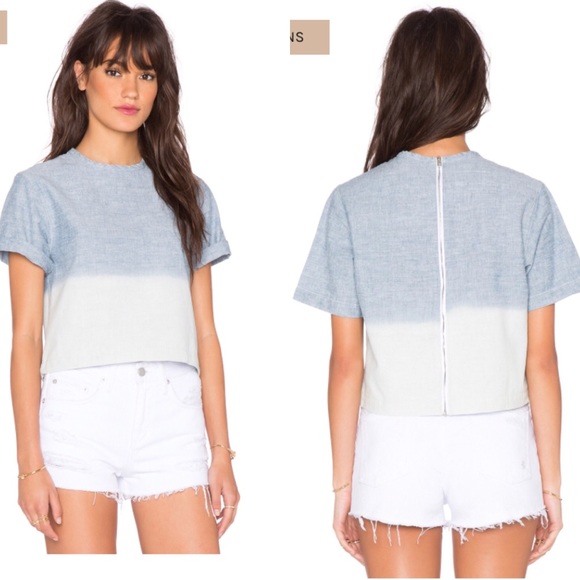 rag & bone Tops - Rag & Bone | The Ombre Crop Top